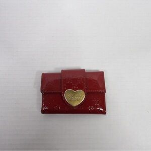Red Guccissima Leather Key Holder